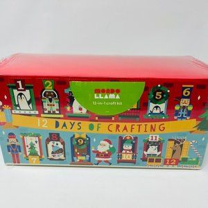 12 Days of Crafting Advent Calendar KitMondo Llama Crafting 12 Ornaments NIB